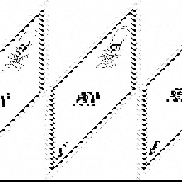 Label Maker Label: Black & White, Paper, 4