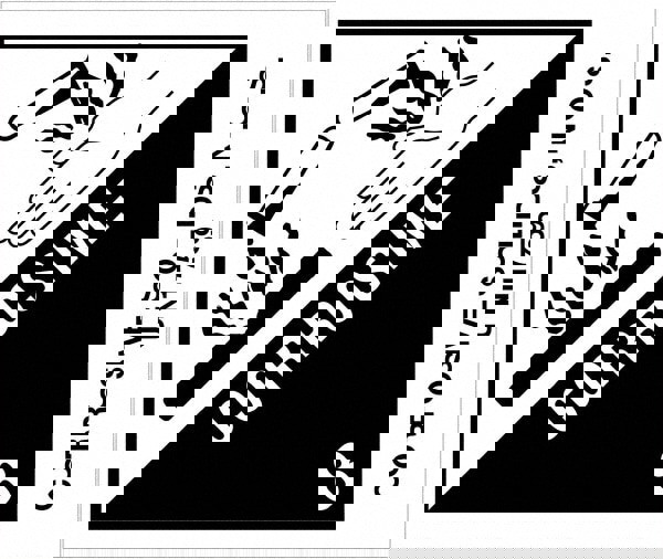 Label Maker Label: Black & White, Paper, 4-3/4