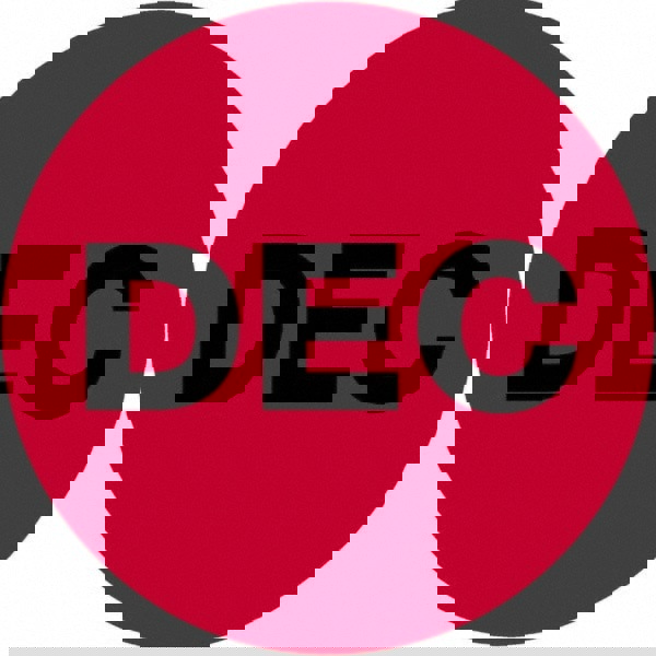 Label Maker Label: Fluorescent Red, Paper, 2