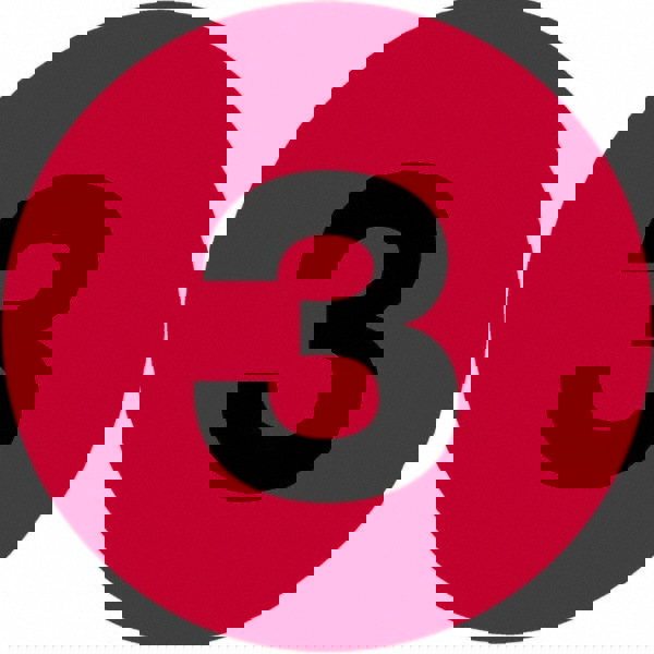 Label Maker Label: Fluorescent Red, Paper, 1