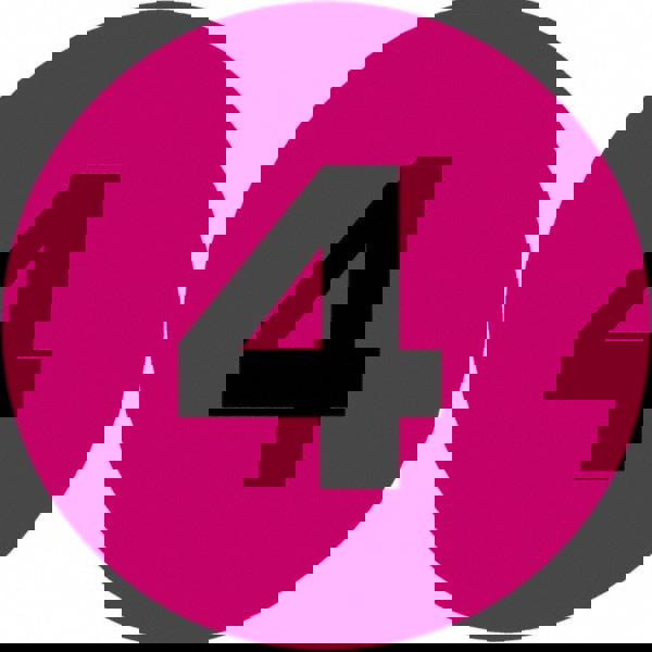 Label Maker Label: Fluorescent Pink, Paper, 1