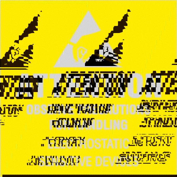 Label Maker Label: Black & Yellow, Paper, 4