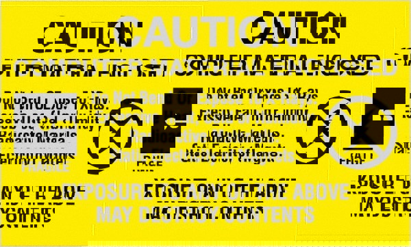 Label Maker Label: Black & Yellow, Paper, 5