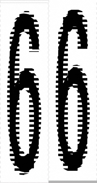 Label Maker Label: Black & White, Vinyl, 3-1/2