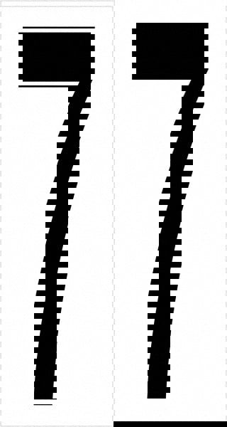 Label Maker Label: Black & White, Vinyl, 3-1/2