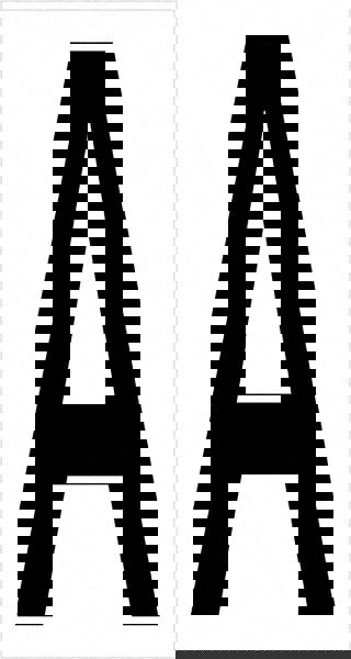 Label Maker Label: Black & White, Vinyl, 3-1/2