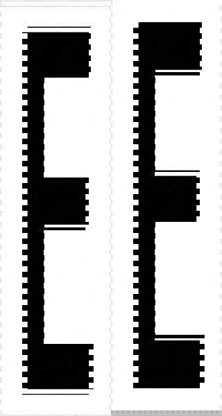 Label Maker Label: Black & White, Vinyl, 3-1/2