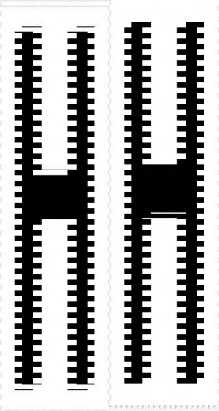 Label Maker Label: Black & White, Vinyl, 3-1/2