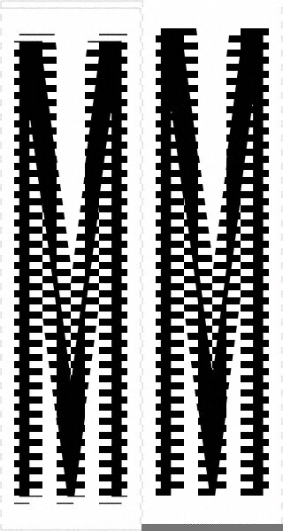 Label Maker Label: Black & White, Vinyl, 3-1/2