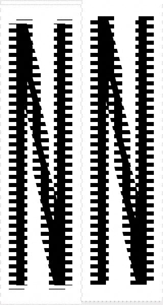 Label Maker Label: Black & White, Vinyl, 3-1/2