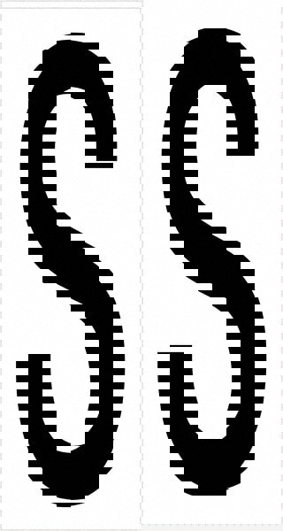 Label Maker Label: Black & White, Vinyl, 3-1/2