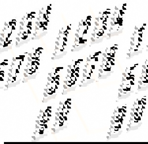 Label Maker Label: Black & White, Vinyl, 3-1/2