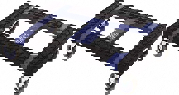 Rubber Cap Dolly: 1,000 lb Capacity, Polyethylene Top