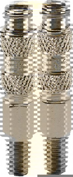 Hydraulic Hose Male Pipe Thread Coupler: 1/4-18, 250 psi