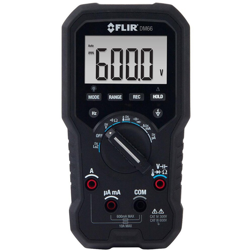 Multimeters; Multimeter Type: Digital ; Measures: AC Voltage; DC Voltage; Frequency; Temperature; Capacitance; Amps; Resistance; Diode Test; Continuity ; Maximum DC Voltage: 600 ; Maximum AC Voltage: 600 ; Maximum DC Current (A): 10
