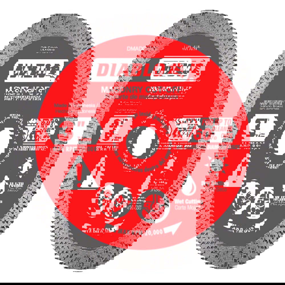 Wet & Dry Cut Saw Blade: 3