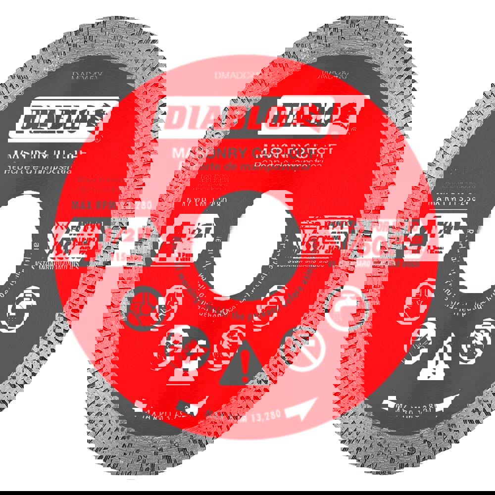 Wet & Dry Cut Saw Blade: 4-1/2