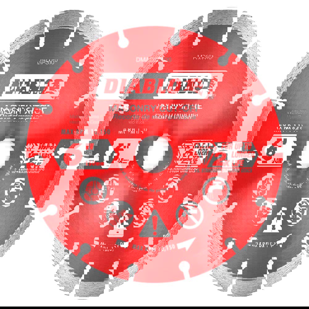 Wet & Dry Cut Saw Blade: 6