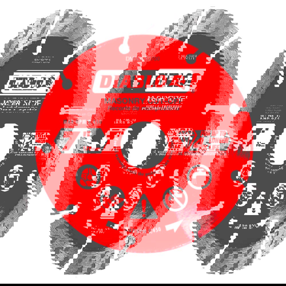 Wet & Dry Cut Saw Blade: 7