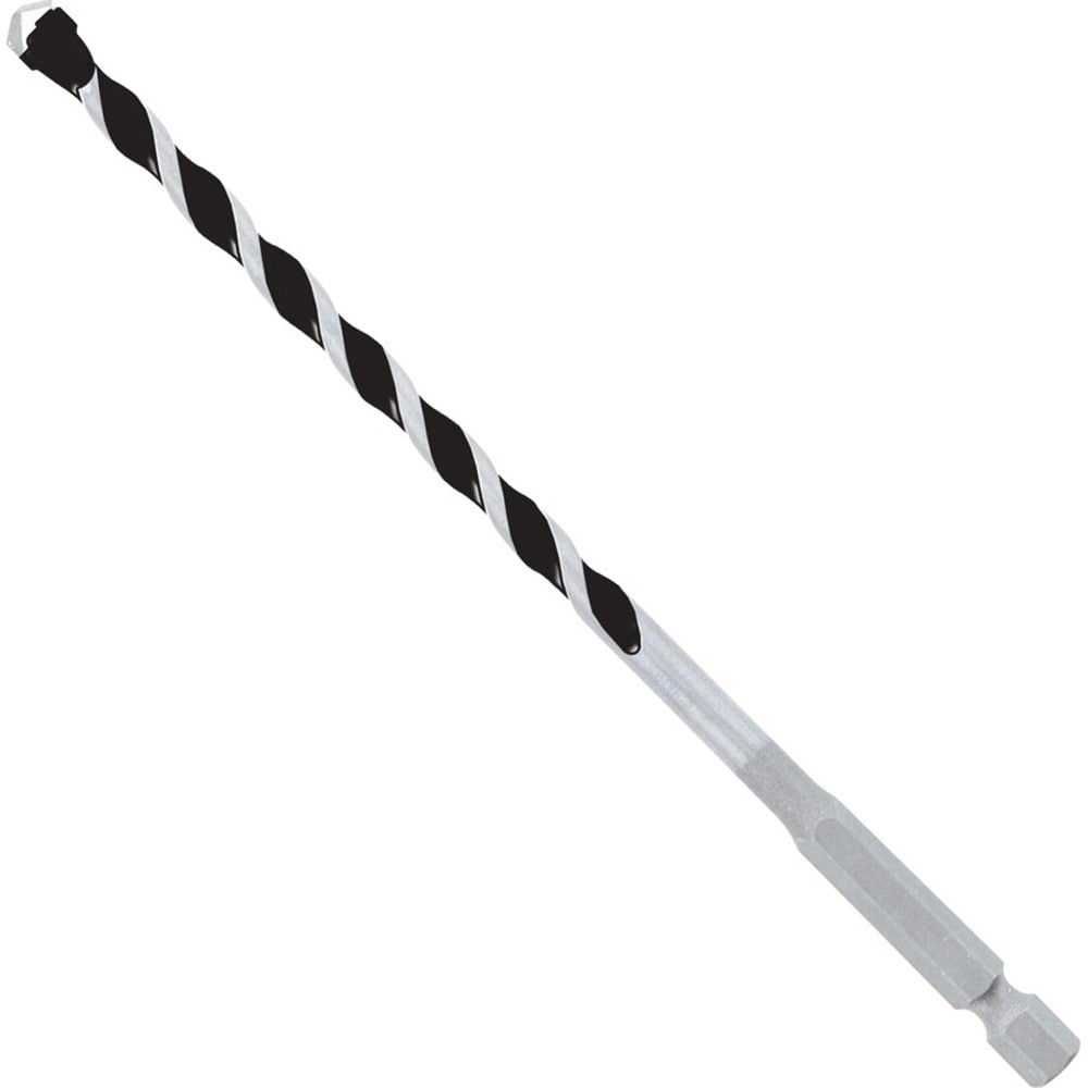 Rotary Drill/Hammer Drill Bits; Drill Bit Size (Inch): 1/4 ; Shank Type: Hex ; Drill Bit Material: Carbide Tipped; High Speed Steel ; Shank Diameter (Inch): 1/4 ; Flute Length (Inch): 4 ; Flute Length (Decimal Inch): 4.0000
