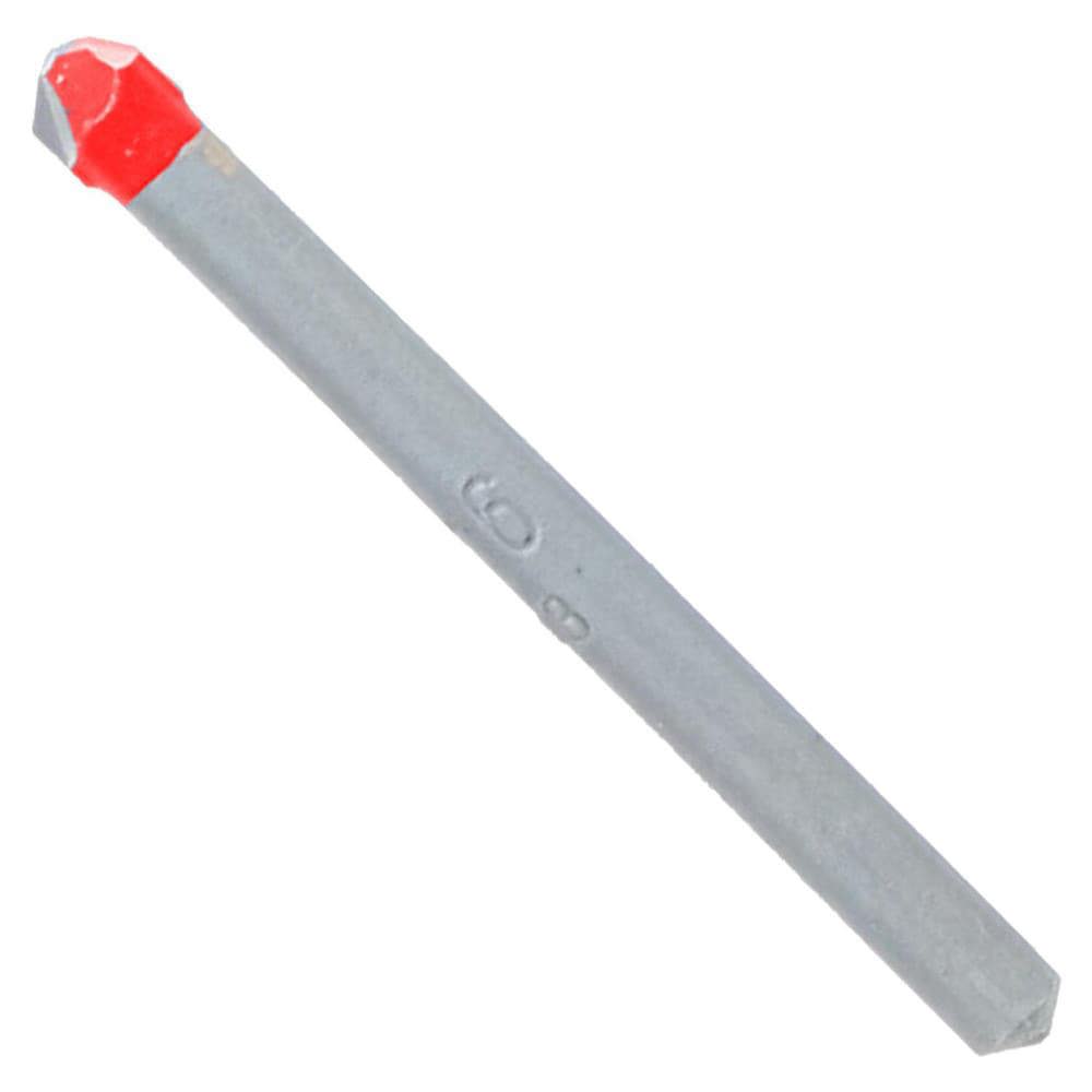 Tile & Glass Drill Bits; Drill Bit Size: 0.1875in ; Shank Diameter: 0.1875 ; Tool Material: Carbide ; Drill Bit Cutting Shape: Round ; Shank Type: Cylindrical ; Cutting Direction: Multi-Directional