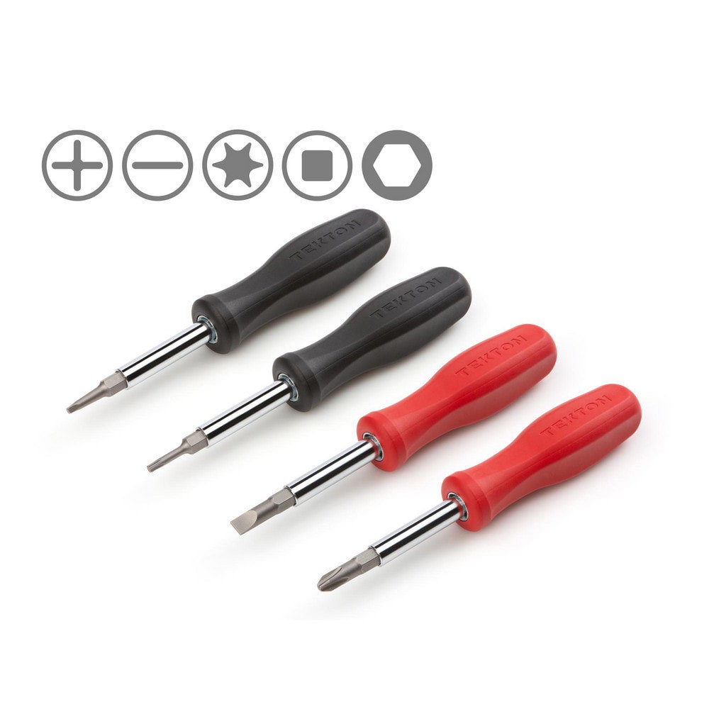 High-Torque Chrome Blade Screwdriver Set, 4-Piece (#1-#2, 3/16-1/4 in.)