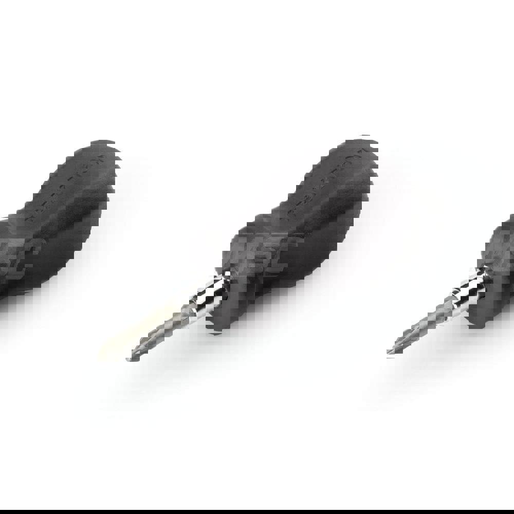 3-in-1 Stubby Phillips/Slotted Driver (#2 x 1/4 in., Black)