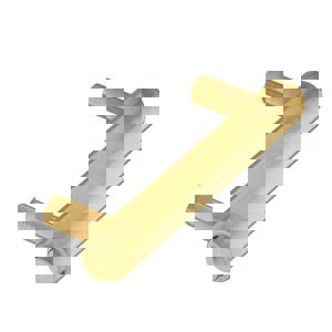 4-3/50 in. Drawer Pull in Brushed Gold