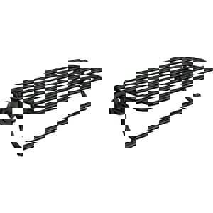 29-1/10 in. Towel Holder in Matte Black