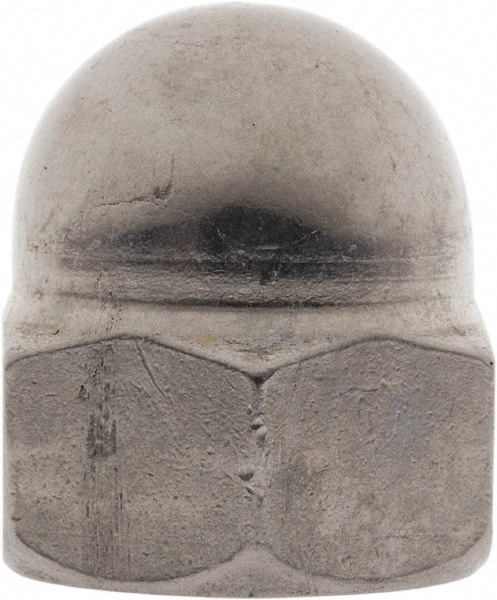 M12x1.75 Metric Coarse, 19mm Width Across Flats, Uncoated, Stainless Steel Acorn Nut