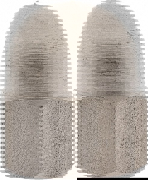 M18x2.5 Metric Coarse, 27mm Width Across Flats, Uncoated, Stainless Steel Acorn Nut