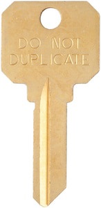 SC1 DND BRS 5-PIN KEY BLANK 50 BX