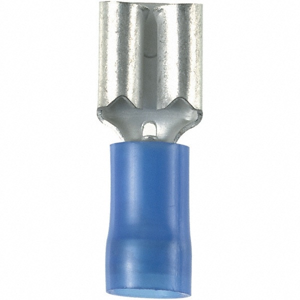Wire Disconnect: Female, Blue, Nylon, 16-14 AWG, 0.29