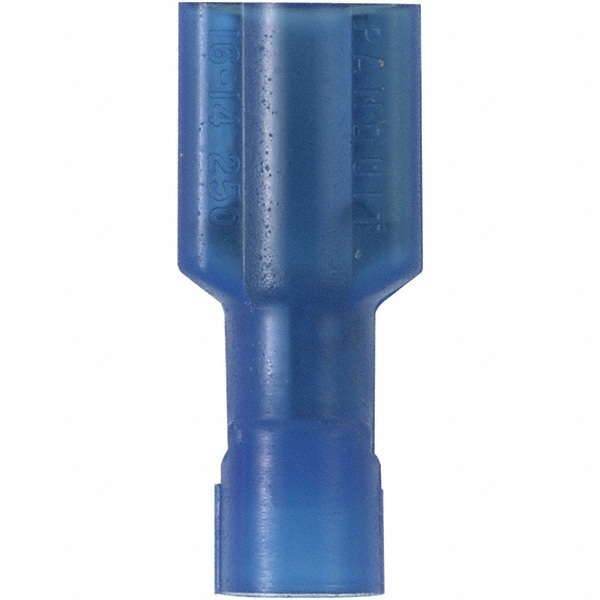 Wire Disconnect: Female, Blue, Nylon, 16-14 AWG, 0.35