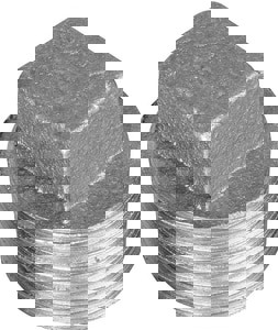 1/2 GALV CI CORED PLUG