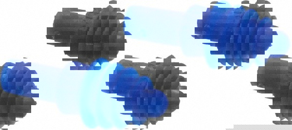 Earplugs: Rubber, Flanged, No Roll, Uncorded