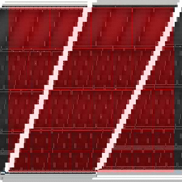 36-Compartment Drawer Divider Layout for 2.17
