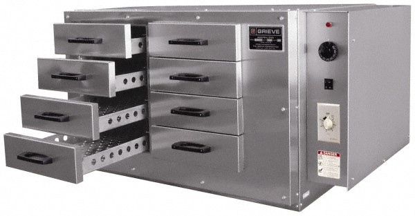 1 Phase, 11-3/4 Inch Inside Width x 25 Inch Inside Depth x 2 Inch Inside Height, 350&deg;F Max, Portable Heat Treating Bench Oven with Drawers