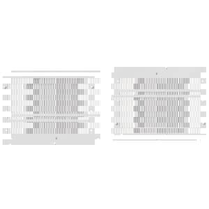 Stamped Aluminum Grille for PTAC Units