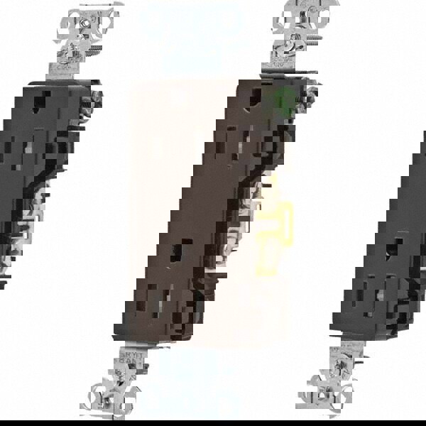 Straight Blade Duplex Receptacle: NEMA 5-15R, 15 Amps, Grounded