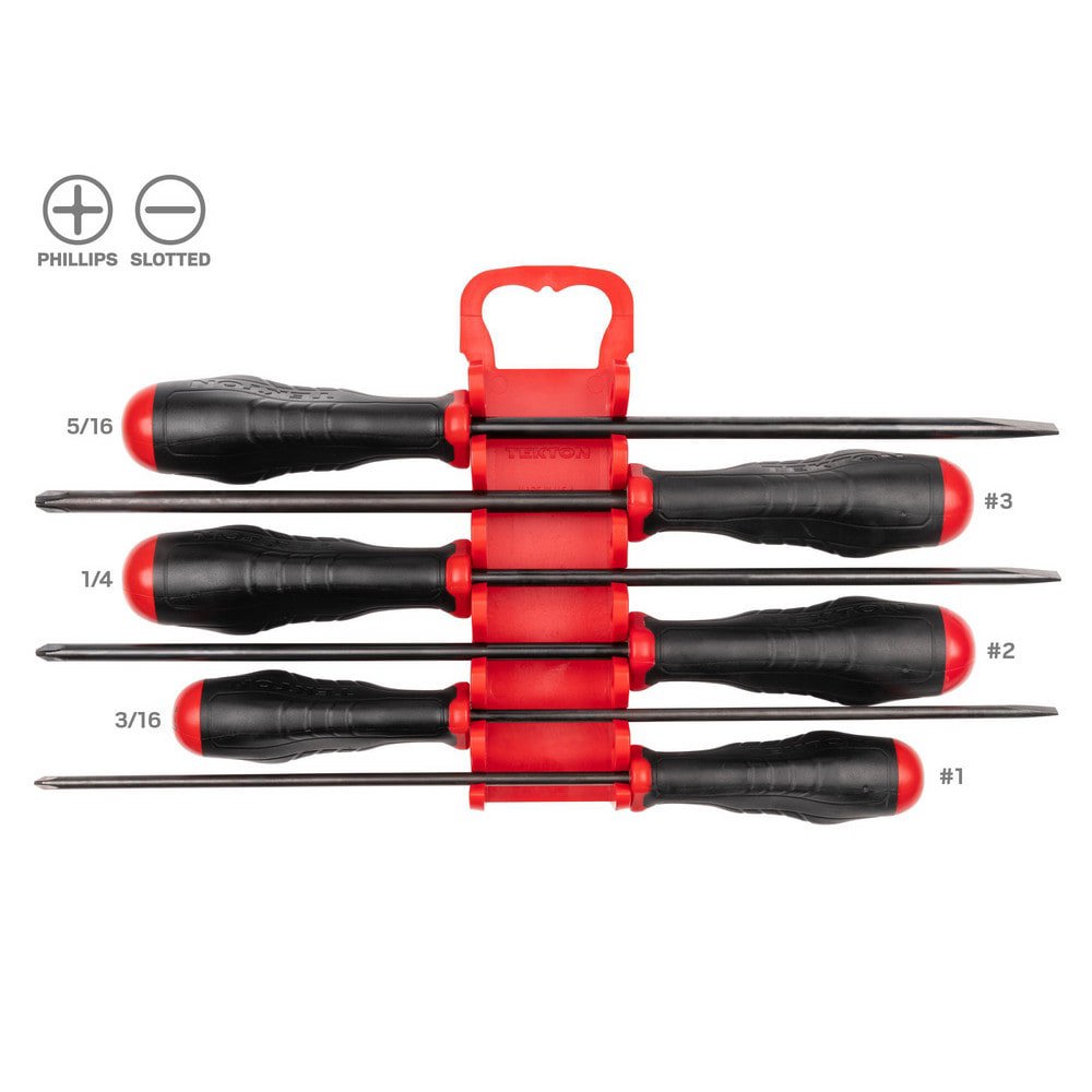 High-Torque Chrome Blade Screwdriver Set, 4-Piece (#1-#2, 3/16-1/4 in.)
