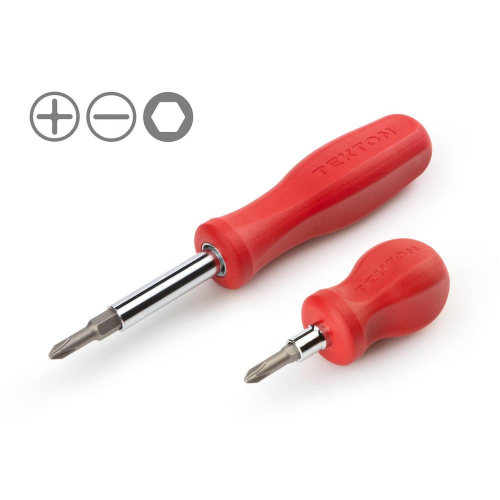 High-Torque Chrome Blade Screwdriver Set, 4-Piece (#1-#2, 3/16-1/4 in.)