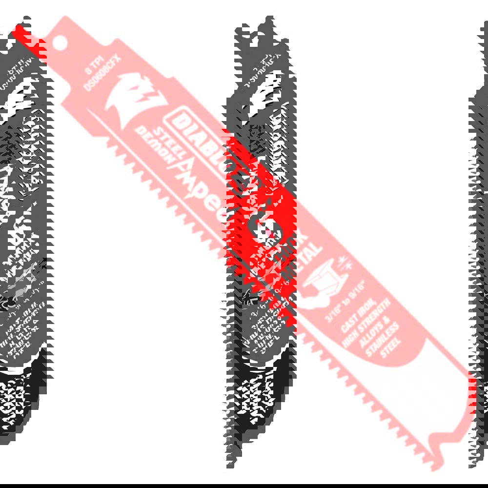 AMPED Steel Demon Reciprocating Saw Blade: 0.049