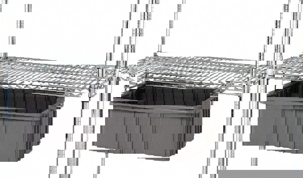 Single Drawer Slide: Use With Wire Shelving Units