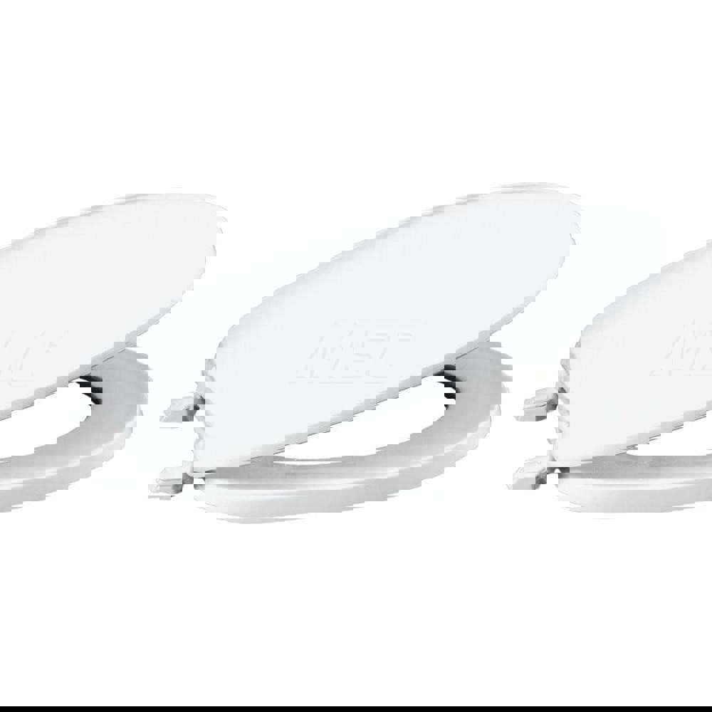 Toilet Seats; Type: Closed Front w/ Cover ; Style: Round ; Material: Plastic ; Color: White ; Outside Width: 14 (Inch); Inside Width: 0 (Inch)