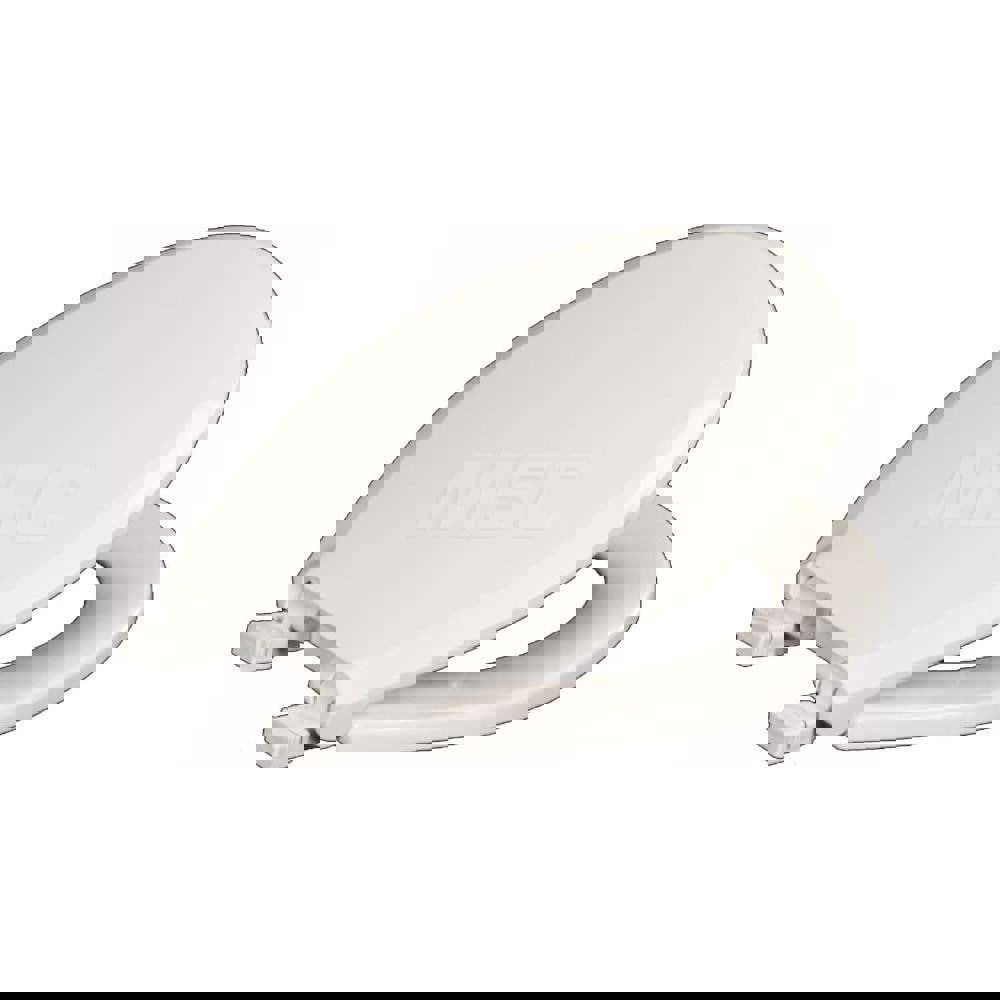 Toilet Seats; Type: Luxury Closed Front w/ Slow Close ; Style: Round ; Material: Plastic ; Color: White ; Outside Width: 14-3/8 (Inch); Inside Width: 0 (Inch)
