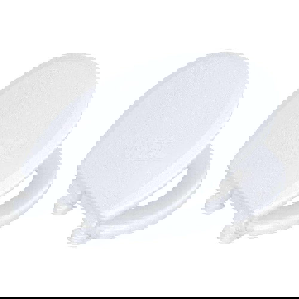 Toilet Seats; Type: Open Front w/ Cover ; Style: Round ; Material: Plastic ; Color: Crane White ; Outside Width: 14-3/8 (Inch); Inside Width: 0 (Inch)