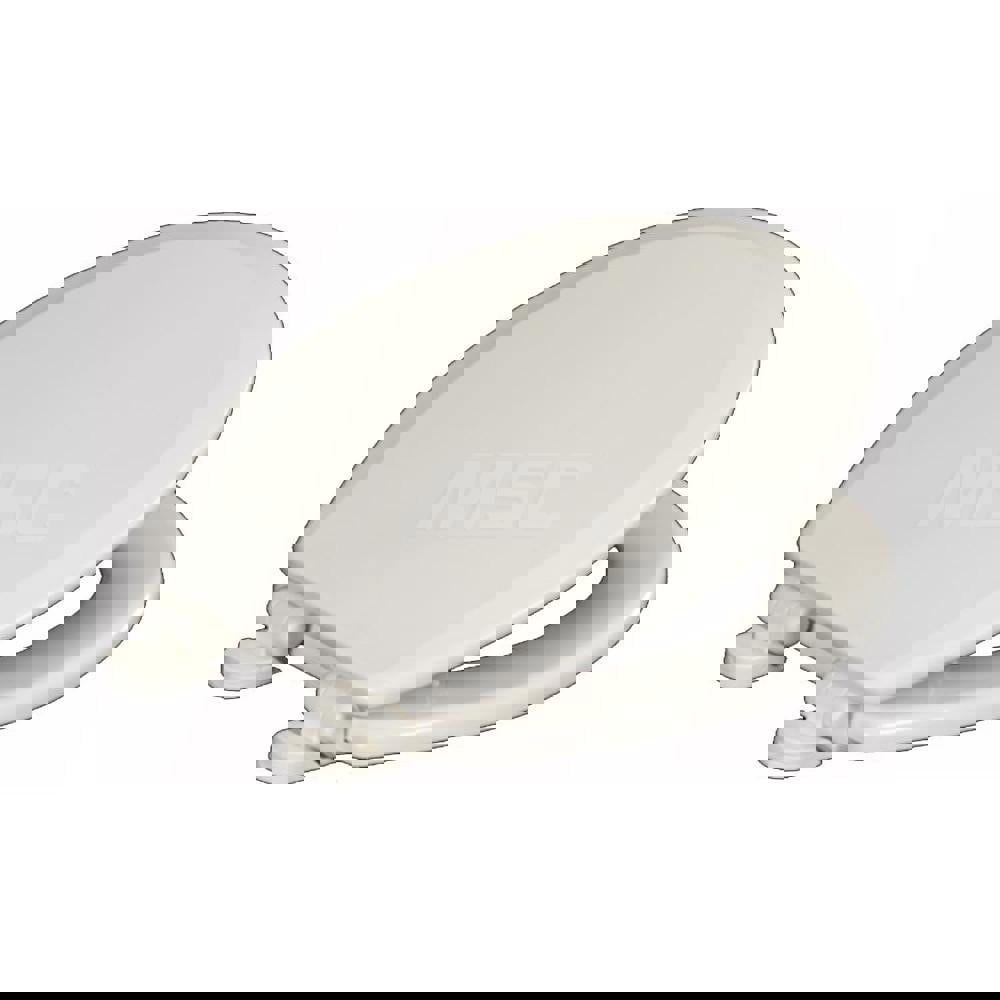 Toilet Seats; Type: Closed Front w/ Cover and Slow Close ; Style: Round ; Material: Plastic ; Color: White ; Outside Width: 14-3/8 (Inch); Inside Width: 0 (Inch)