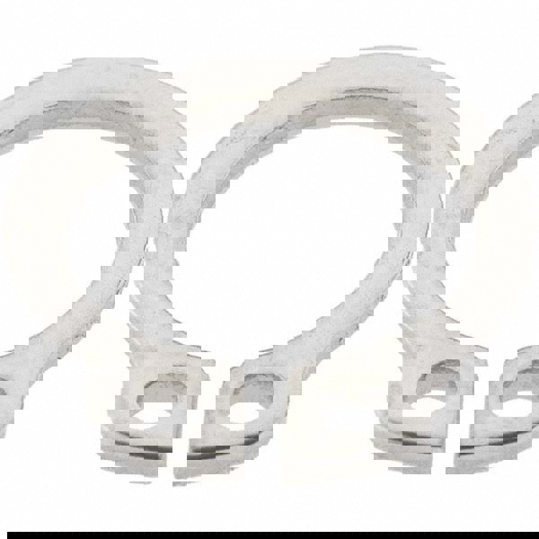 External Retaining Ring: 9.6 mm Groove Dia, 10 mm Shaft Dia, 420 Stainless Steel