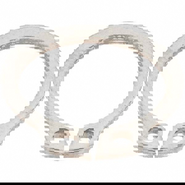 External Retaining Ring: 13.4 mm Groove Dia, 14 mm Shaft Dia, 420 Stainless Steel, Phosphate Finish